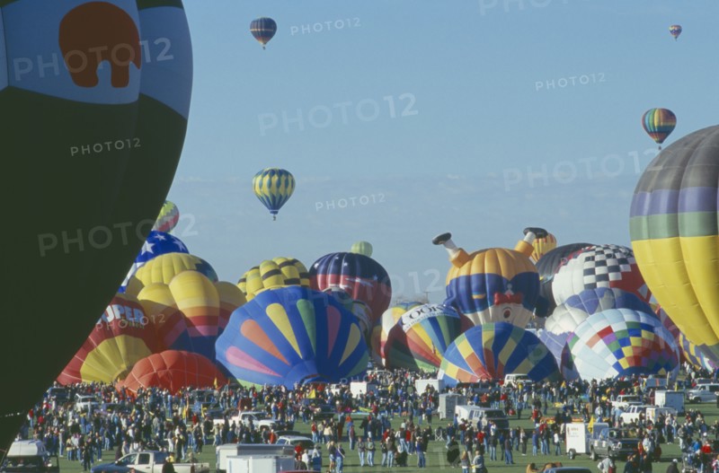 USA, New Mexico, Albuquerque, Balloon fiesta