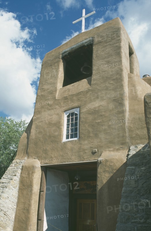 USA, New Mexico, Santa Fe, San Miguel mission oldest church in north America