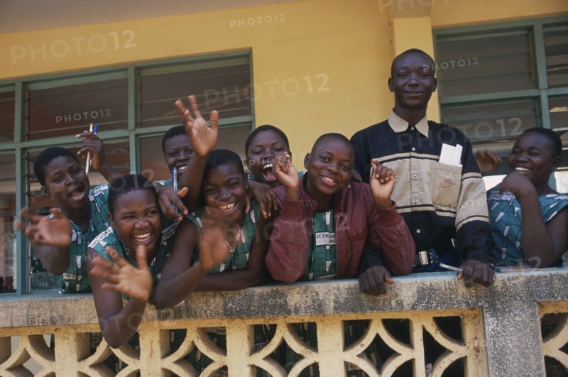 GHANA, Jipara, Students at St Francis school