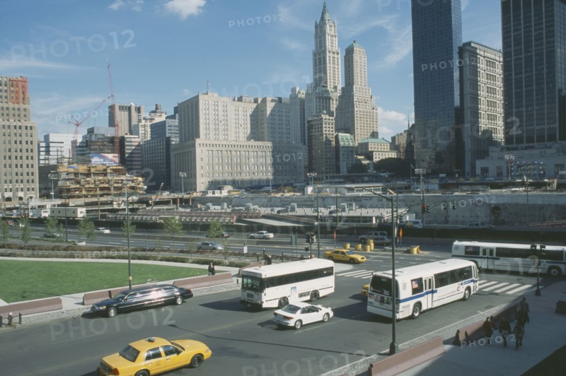 USA, New York, Manhattan, View over Ground Zero