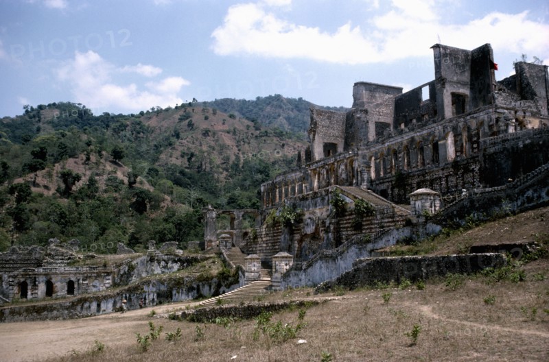 WEST INDIES, Haiti, Ruins of Sans Souci Palace.