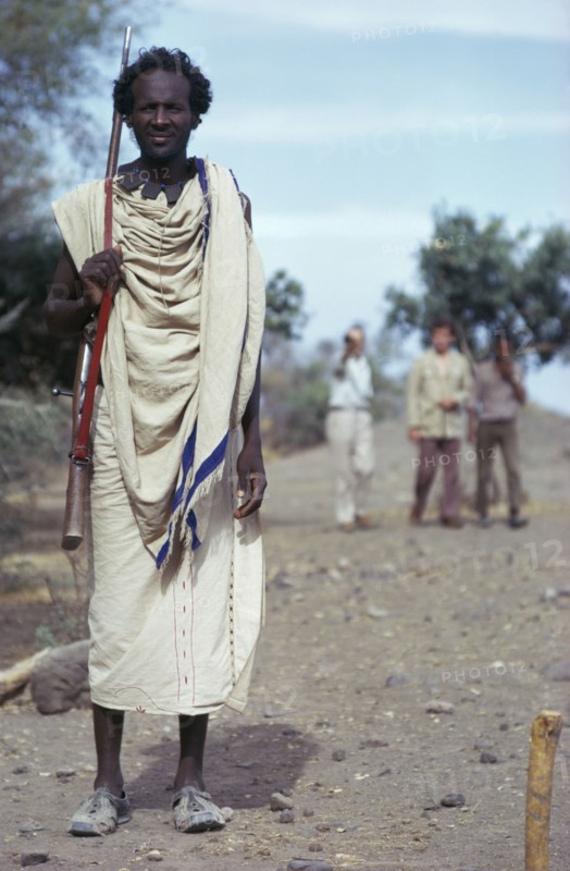 ETHIOPIA, Tribal People, A Tigray man.  The Tigray are highland farmers and tend to belong to the Ethiopian Orthodox Church.