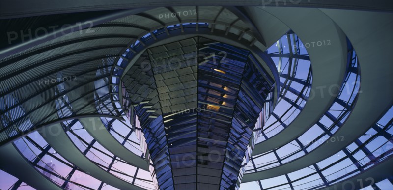GERMANY, Berlin, Interior view of the Reichstag Dome