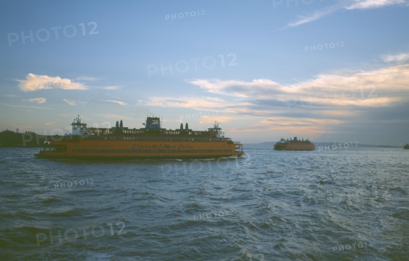 USA, New York, Manhattan, Staten Island ferrry