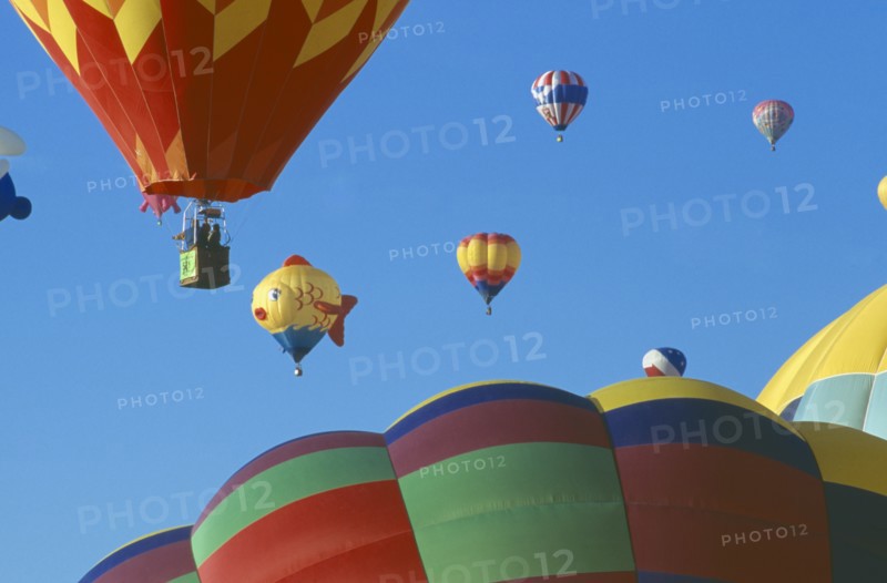 USA, New Mexico, Albuquerque, Balloon fiesta