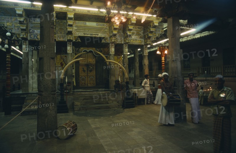 SRI LANKA, Kandy, Temple of the Tooth interior