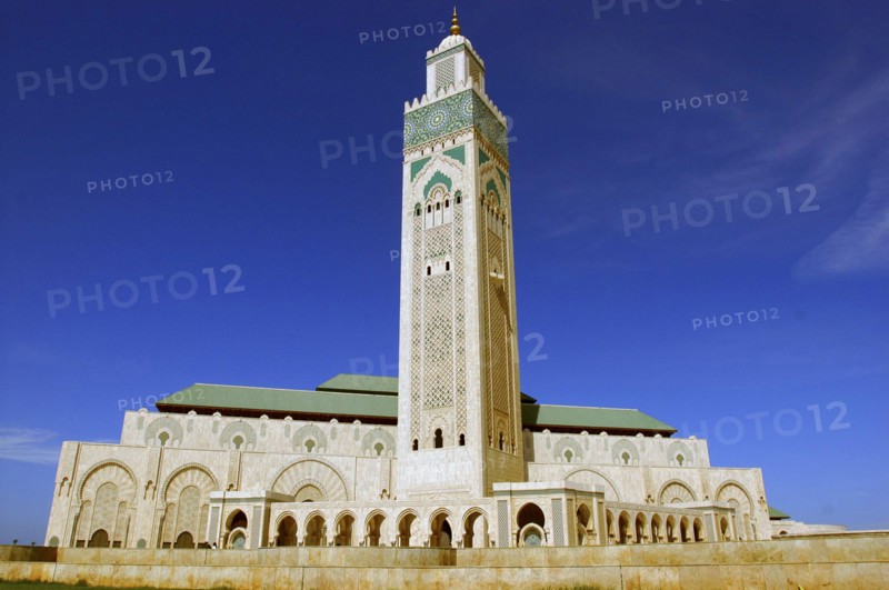 MOROCCO, Casablanca, Hassan II Mosque exterior