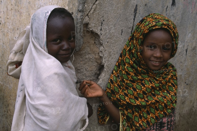 NIGERIA, Kano, Two young girls