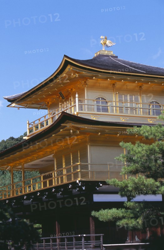 JAPAN, Honshu, Kyoto, Kinkaku Ji Temple aka the Golden Pavilion