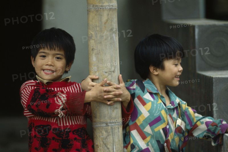 VIETNAM, North, Children, Two young boys near Hanoi.