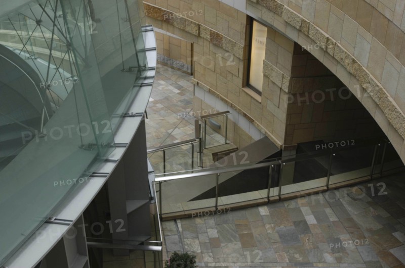 JAPAN, Honshu, Tokyo, "Roppongi Ark Hills Ark Towers, architectural detail in shoppong area"