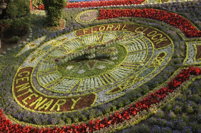 SCOTLAND, Lothian, Edinburgh, Centenary Floral clock