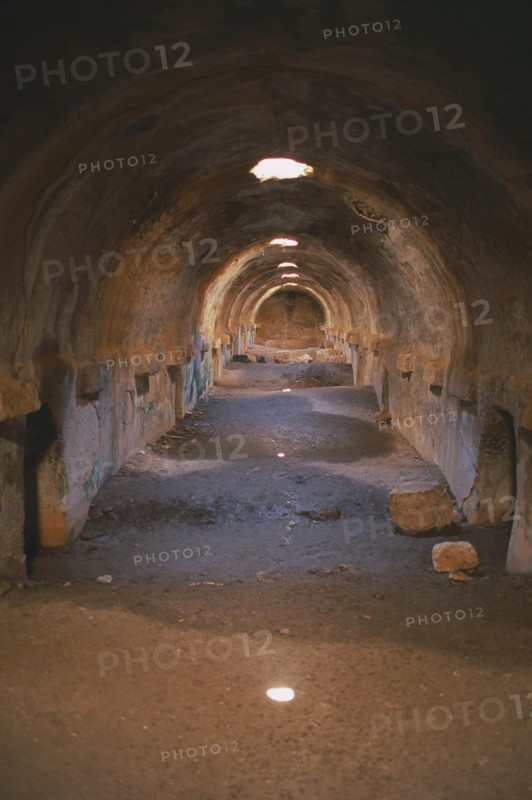 LIBYA, Tolmeita, Roman cisterns under the Agora