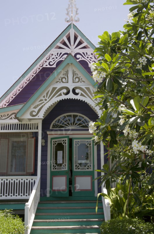 WEST INDIES, St Vincent & The Grenadines, Mustique, Chattel house shop in Britannia Bay