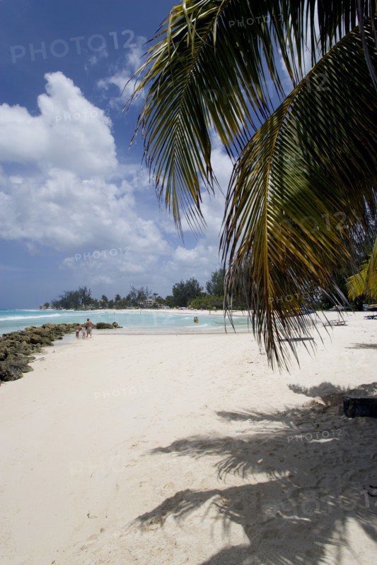 WEST INDIES, Barbados, Christ Church, Sea defences at Rockley Beach also known as Accra Beach after the hotel there