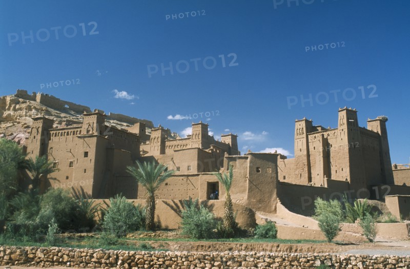 MOROCCO, Ait Benhaddou, Kasbah famous for appearing in films such as Jesus of Nazareth and Lawrence of Arabia.