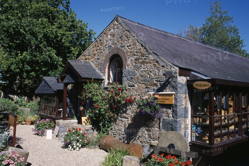 UNITED KINGDOM, Channel Islands, Guernsey, St Saviours. La Rue Des Issues.  The Guernsey Woodcarvers.