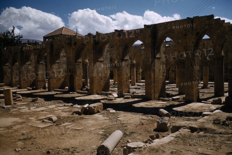 LEBANON, Baalbek, Ruined Mosque.