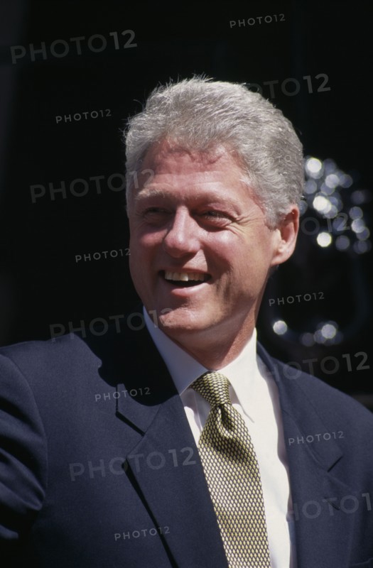 USA, People, Politics, Portrait of former president Bill Clinton.