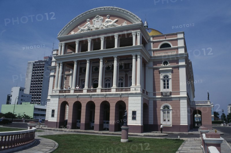 BRAZIL, Amazonas, Manaus, Opera House exterior