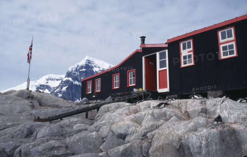 ANTARCTICA, Peninsula Region, Port Lockroy formally a British Base A between 1944 to 1962 re opened in the 1990’s as a museum and post office
