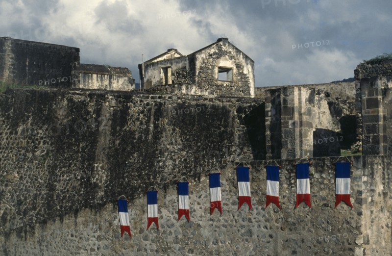 GUADELOUPE, Basse Terre, Fort St Charles, "Large, colonial fortress begun in 1640 and named in honour of Charles Houel, the founder of Basse Terre."