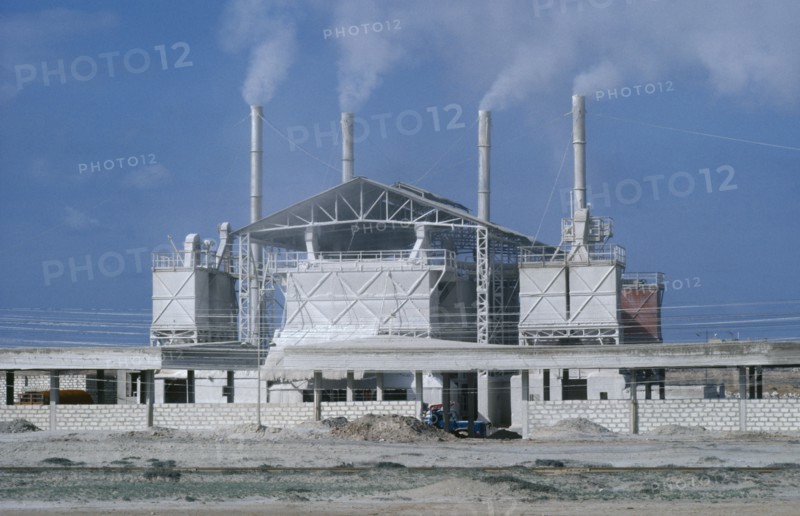 EGYPT, Borg-el-Arab, Cement factory.