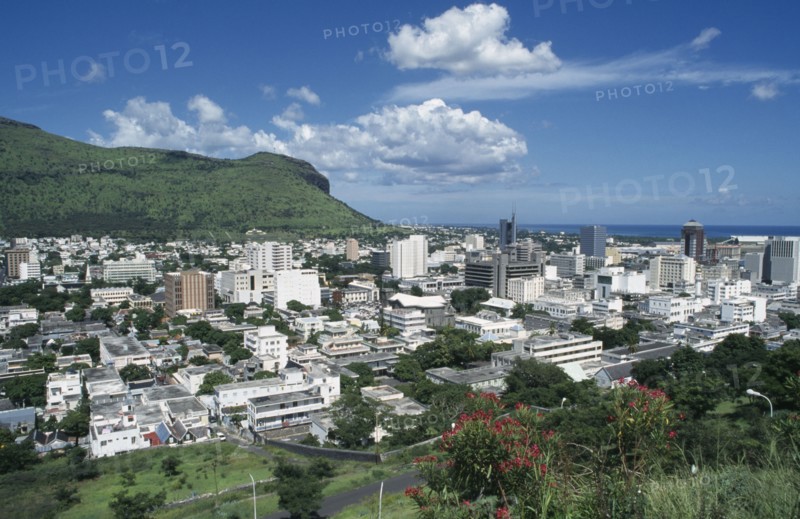 MAURITIUS, Port Louis, Cityscape.