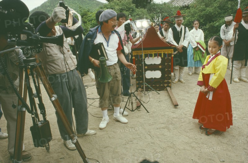 SOUTH KOREA, Seoul, "Filming period drama.  Director, cameraman and actors."