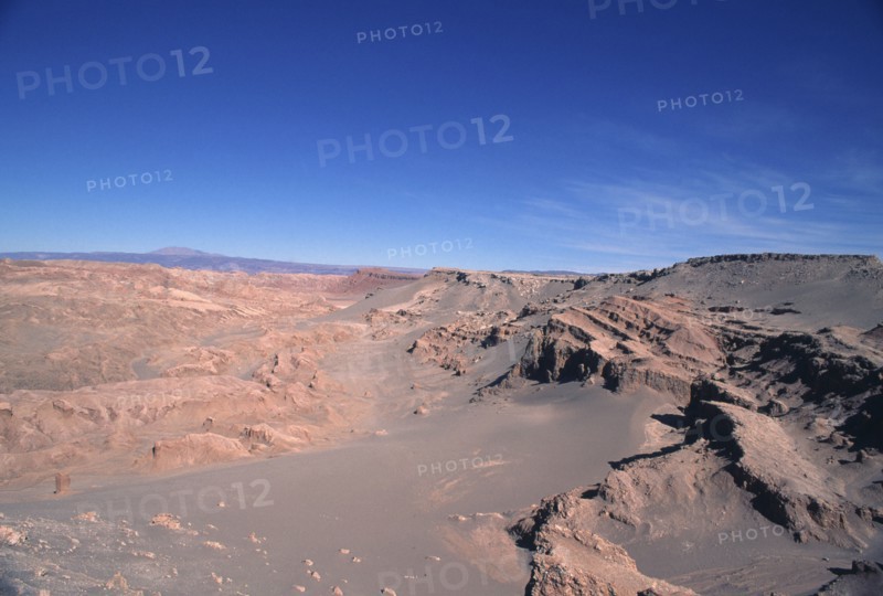 CHILE, Antofagasta, Atacama , "Moon Valley, desert landscape."
