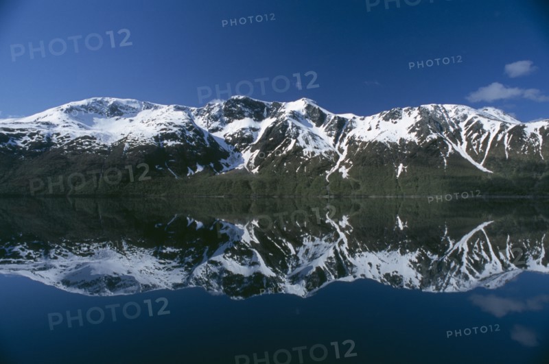 NORWAY, Svartisen Glacier, Rocky coastline.