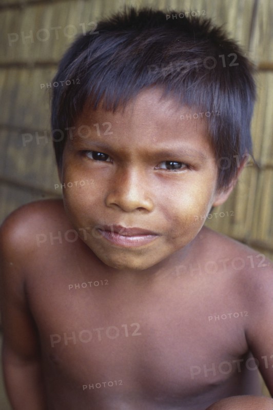 COLOMBIA, Vaupes, "Tukano Indian boy, "