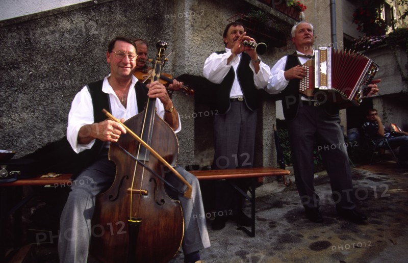 CROATIA, Istria, Buzet, "Buzet Subotina festival/musicians