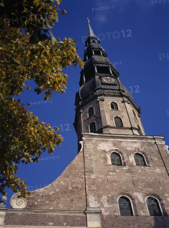 SPAIN, Castilla-La Mancha, Toledo, Part view of cathedral exterior.