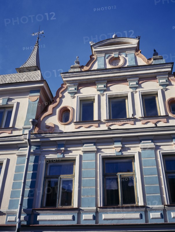 ESTONIA, Tallinn, Uus Street.  Old Town building facades.