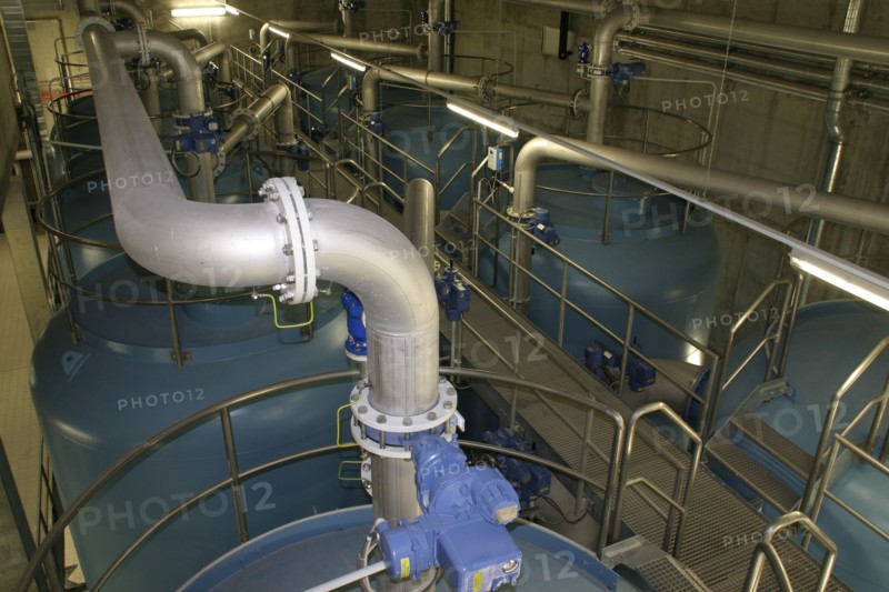 GERMANY, Aschaffenberg, "Waterworks, water filtration plant for city of Aschaffenberg."