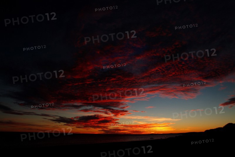 Australia, Western Australia, Nanga, Shark Bay Sunset