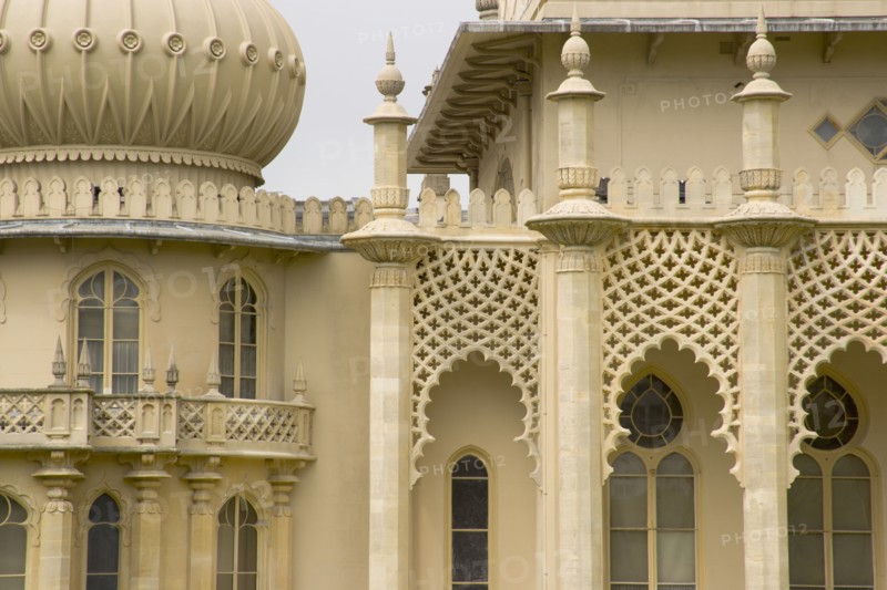 ENGLAND, East Sussex, Brighton, Detail of the Royal Pavilion.