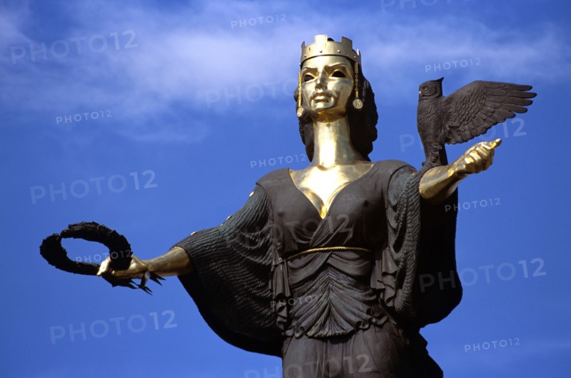 BULGARIA, Sofia, Saint Sofia Statue.