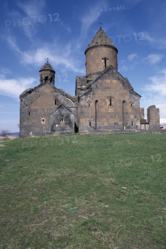 ARMENIA, Ashtarak District, Saghmosavank, "Saghmosavank or Psalm Monastery 12th-13th Century, exterior view. "
