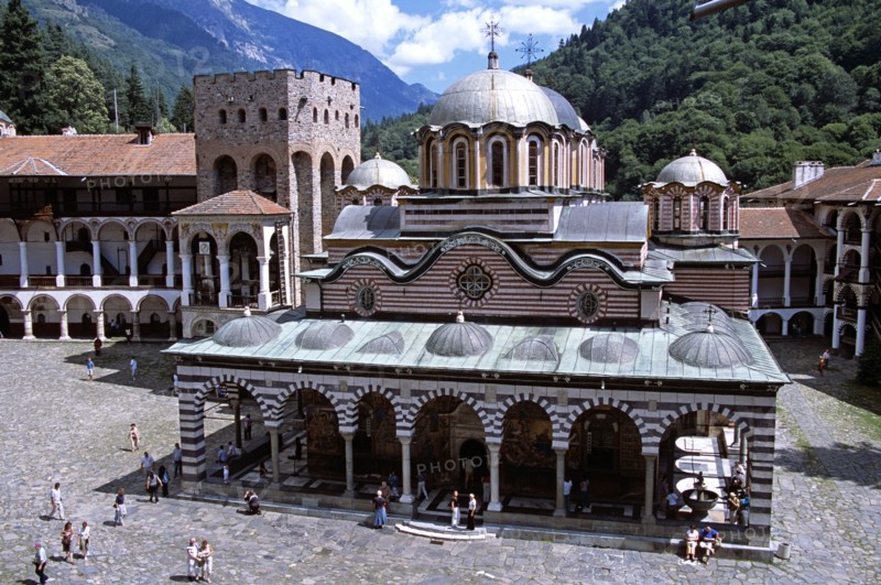 BULGARIA, Rila, "Nativity Church, Rila Monastery."