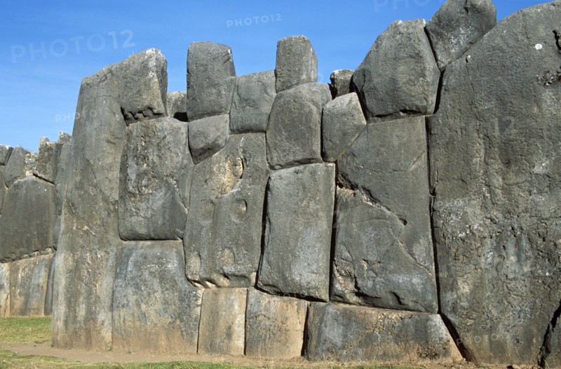 PERU, Cusco, Sacsayhuaman Inca ruins.