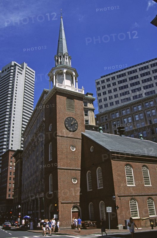 USA, Massachusetts, Boston, "Old South Meeting House, Washington Street,"
