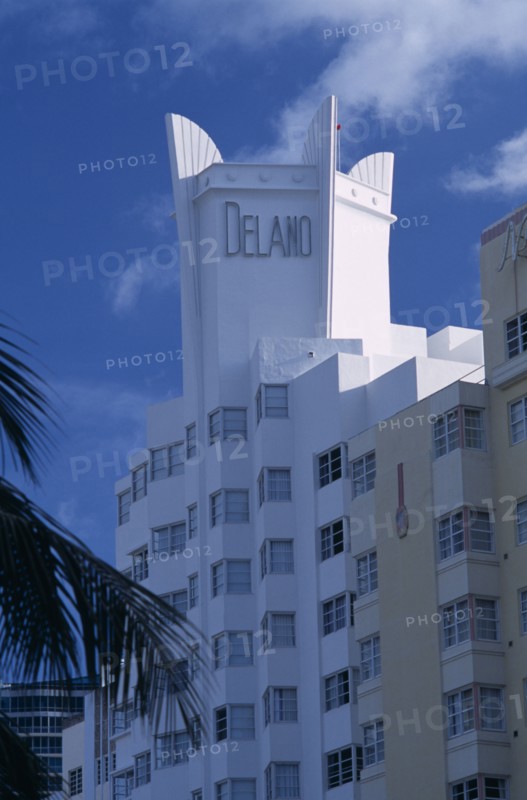 USA, Florida, Miami, South Beach. Collins Avenue. The Delano Hotel exterior