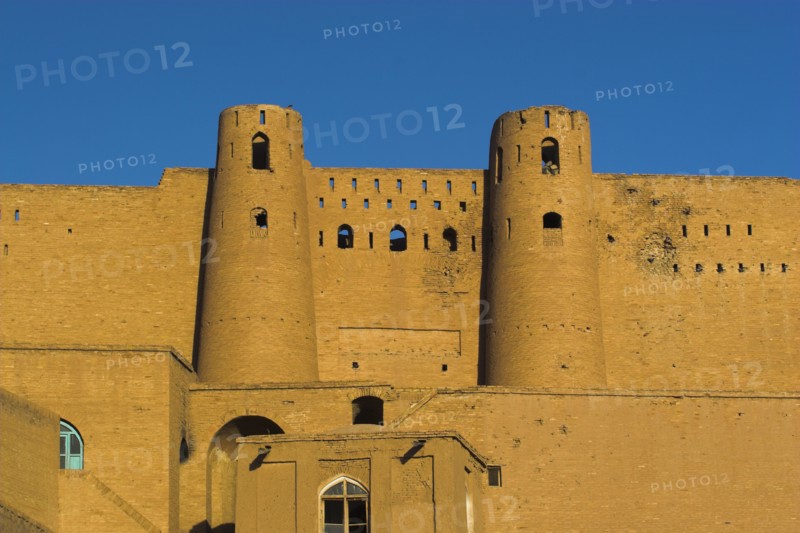 AFGHANISTAN, Herat, "Inside The Citadel (Qala-i-Ikhtiyar-ud-din) Originally built by Alexander the Great but built in it's present form by Malik Fakhruddin in 1305 A.D. Conquerors Ghegnis Khan and Tamerlane fought beneath its walls and it suffered attacks by the Ghaznavids, the Seljuks, the Ghorids, the Monghuls, the Timurids the Safavids and others.Now managed by the department of Historical monuments of the Ministry of Information, Culture and Tourism"