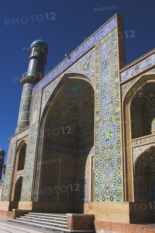 AFGHANISTAN, Herat, Friday Mosque or Masjet-eJam Originally laid out on the site of an earlier 10th century mosque in the year 1200 by the Ghorid Sultan Ghiyasyddin. Restoration started in 1943
