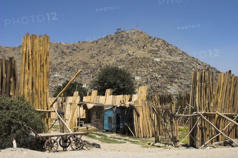 AFGHANISTAN, Kabul,  Wood yard