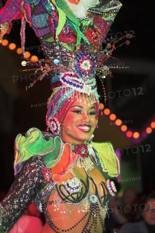 CUBA, Havana, "Dancer performing at La Tropicana nightclub, "
