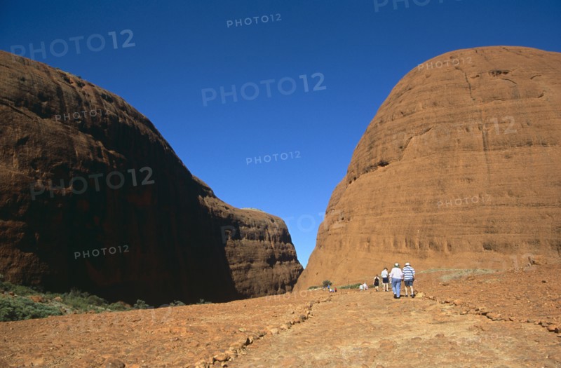 AUSTRALIA, Northern Territory, The Olgas, "Kata Tjuta National Park, Walpa Gorge."