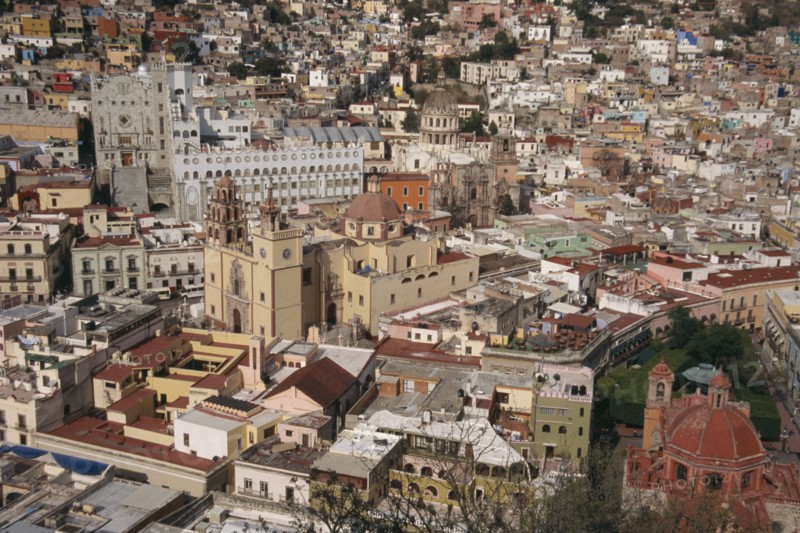 MEXICO, Guanajuato, Cityscape.